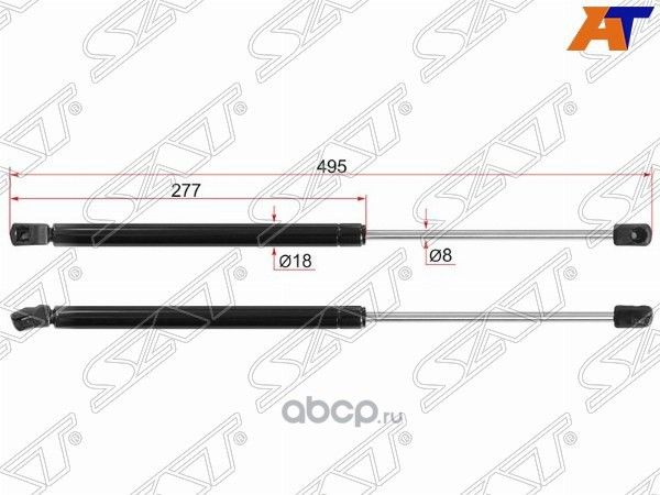 АМОРТИЗАТОР КРЫШКИ БАГАЖНИКА HYUNDAI ACCENTSOLARI (SAT). Артикул ST817800U200