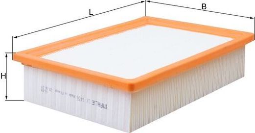 Воздушный фильтр Mahle-Knecht. Артикул LX 1456