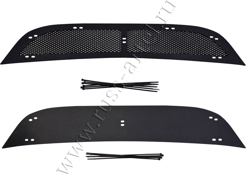 Защитная сетка и заглушка Русская Артель решетки переднего бампера (Track & Field) для Volkswagen Tiguan I 2011-2016. Артикул SRV-136002