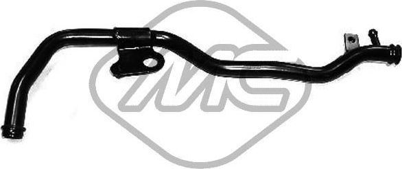 Патрубок радиатора (системы охлаждения) Metalcaucho (Металл). Артикул 03160