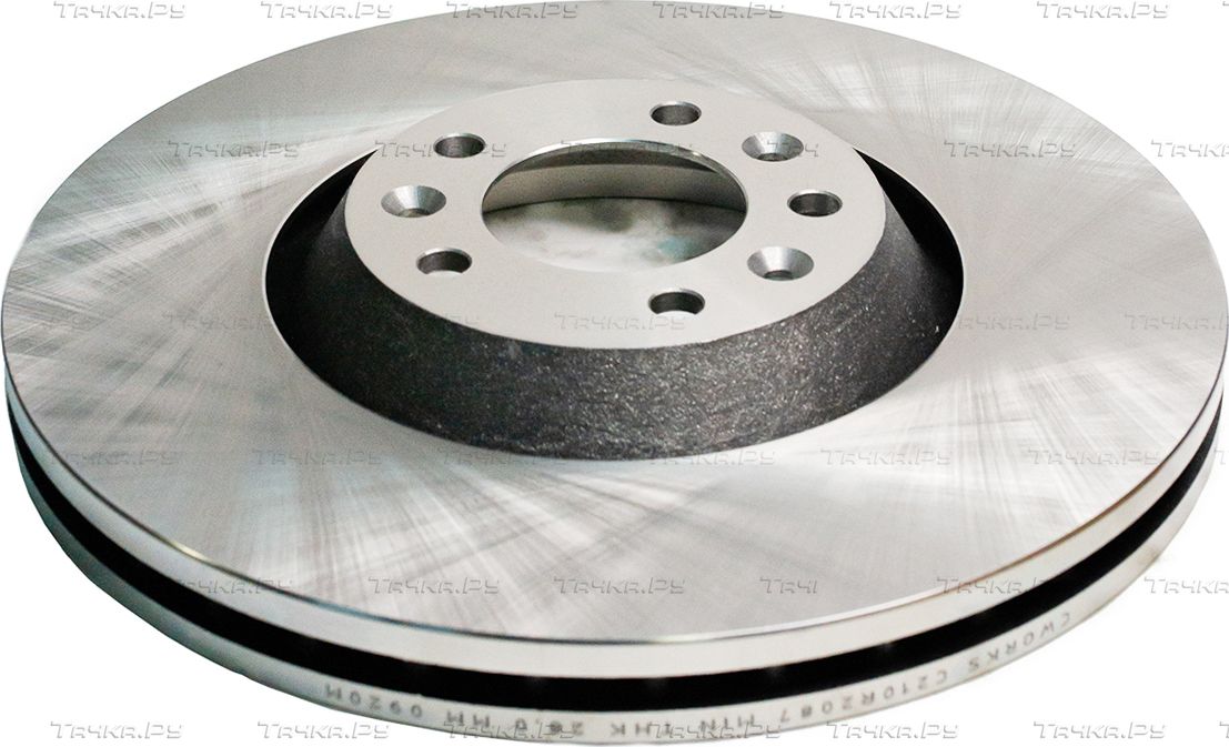 Тормозной диск Cworks передний для Peugeot 407 2004-2011. Артикул C210R2087