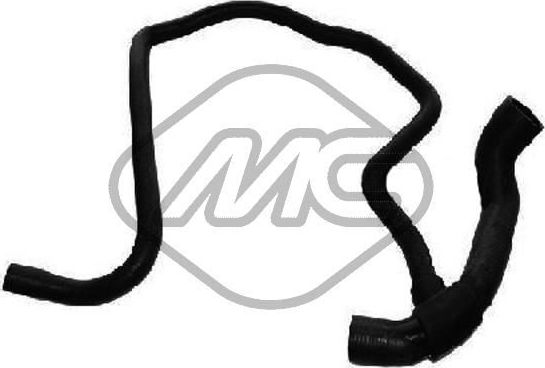 Патрубок радиатора (системы охлаждения) Metalcaucho нижний для Opel Tigra B 2004-2010. Артикул 09543