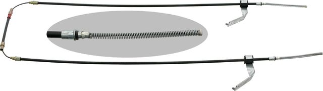 Трос ручника (тросик ручного тормоза) SWAG задний правый/левый для Ford Transit V 1994-2000. Артикул 99 90 5818