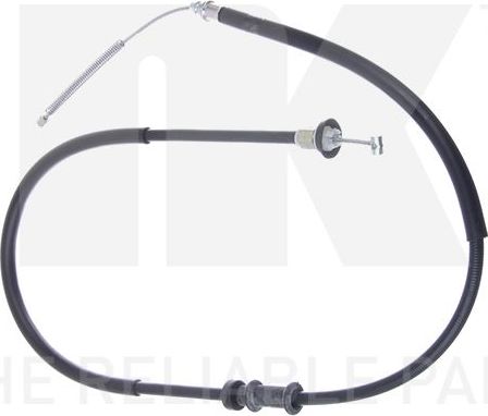 Трос ручника (тросик ручного тормоза) NK правый для Ford KA II 2008-2016. Артикул 9025148