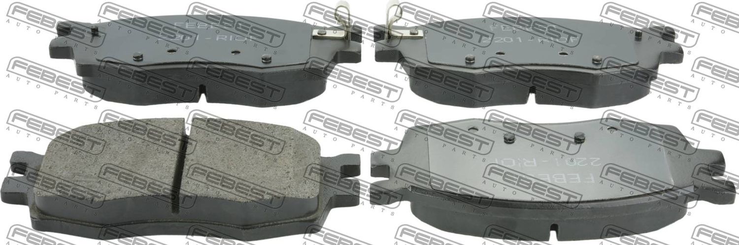 Тормозные колодки Febest. Артикул 2201-RIOF