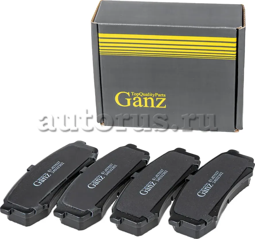 Колодки торм.зад. (Ganz). Артикул GIJ07037