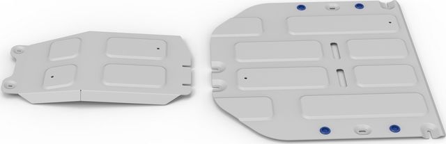 Защита алюминиевая Rival для картера и КПП Hongqi H9 2023-2026. Артикул 333.8014.1