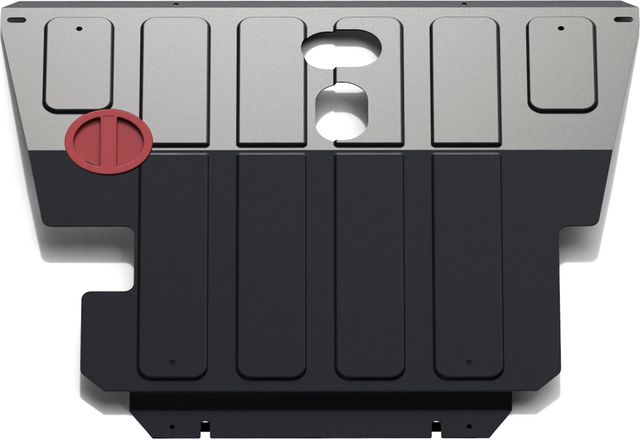 Защита АвтоБРОНЯ для картера и КПП Toyota Noah R60 FWD 2001-2007. Артикул 111.05759.1