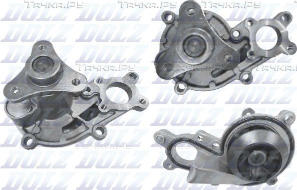 Помпа (водяной насос) Dolz для BMW 4 G22, G23 2020-2026. Артикул B258