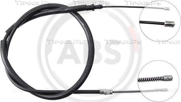 Трос ручника (тросик ручного тормоза) ABS. Артикул K12158