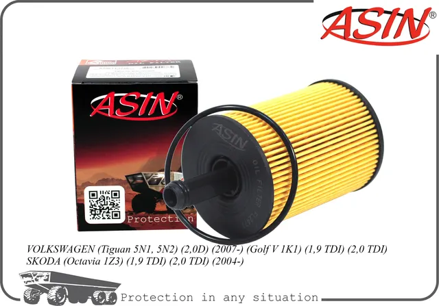 Фильтр масляный (Asin). Артикул ASINFL2477