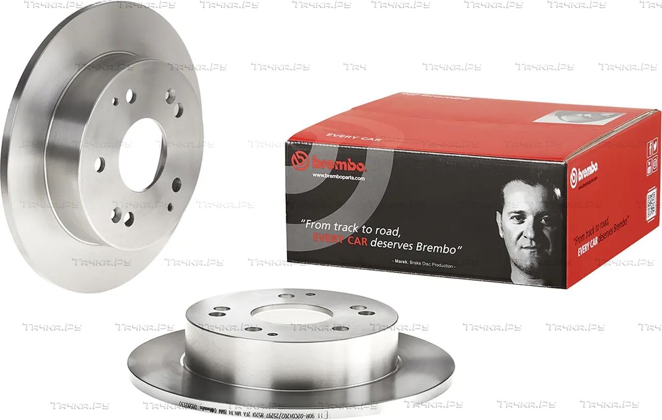 Тормозной диск Brembo задний для Honda Civic VII 2001-2005. Артикул 08.5803.30