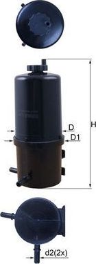 Топливный фильтр Mahle-Knecht. Артикул KL 787
