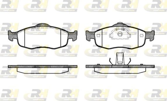 Тормозные колодки RoadHouse передние для Ford Scorpio II 1994-1998. Артикул 2432.00