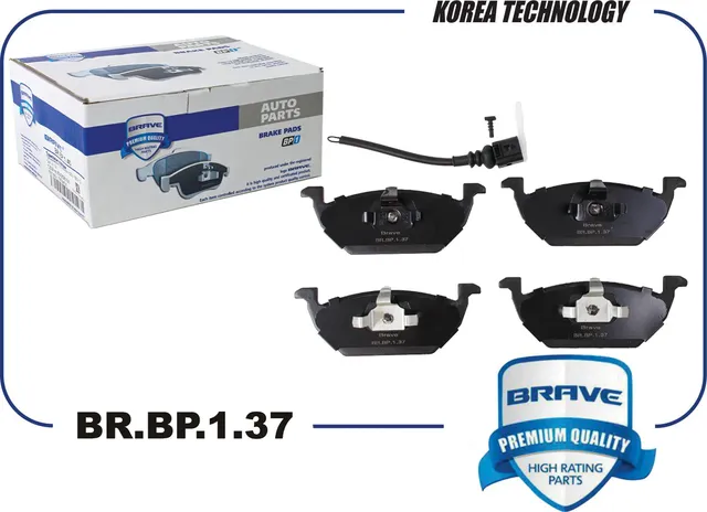Колодка тормозная передняя (Brave) Brave. Артикул BR.BP.1.37