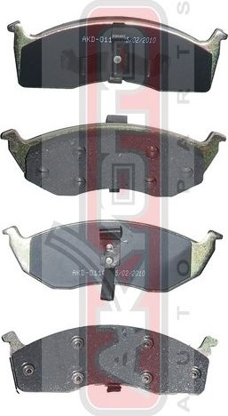 Тормозные колодки Akyoto Packing AKYOTO передние для Chrysler Vision 1993-1997. Артикул AKD-0110