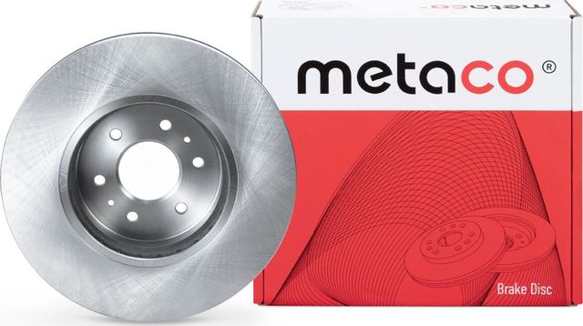 Диск тормозной передний вентилируемый (Metaco). Артикул 3050353