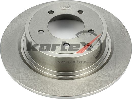 Диск тормозной MITSUBISHI Lancer (06-14),Outlander (05-) задний (1шт.) KORTEX. Артикул KD0232