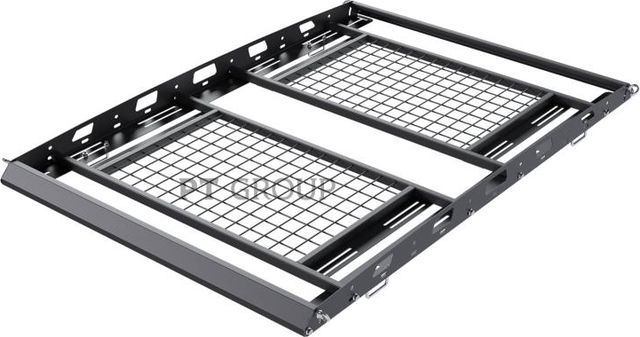 Багажник-корзина PT Group двухсекционная универсальная с основанием-решетка (ППК) 1630х1100мм под поперечины на крышу автомобиля. Артикул UNI-XX-330708.00