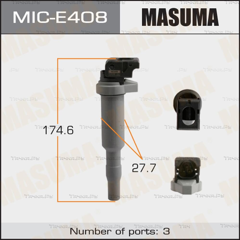 Катушка зажигания Masuma для BMW 3 V (E90/E91/E92/E93) 2004-2011. Артикул MIC-E408