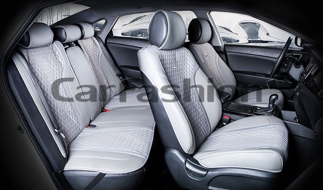 Накидки универсальные CarFashion Element Plus для авто, цвет Серый/Серый/Серый/Серый. Артикул 22499