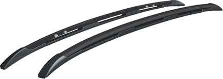 Рейлинги АПС (без паза) для Hyundai Creta I 2016-2021 Черные. Артикул 0264-БП-02