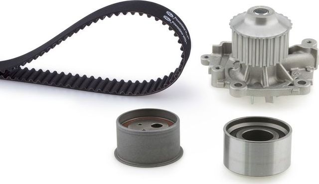 Помпа (водяной насос) с комплектом ремня ГРМ Gates PowerGrip® для Volvo S40 I 1998-2003. Артикул KP15514XS-2