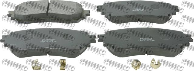 Тормозные колодки Febest. Артикул 0501-GJF