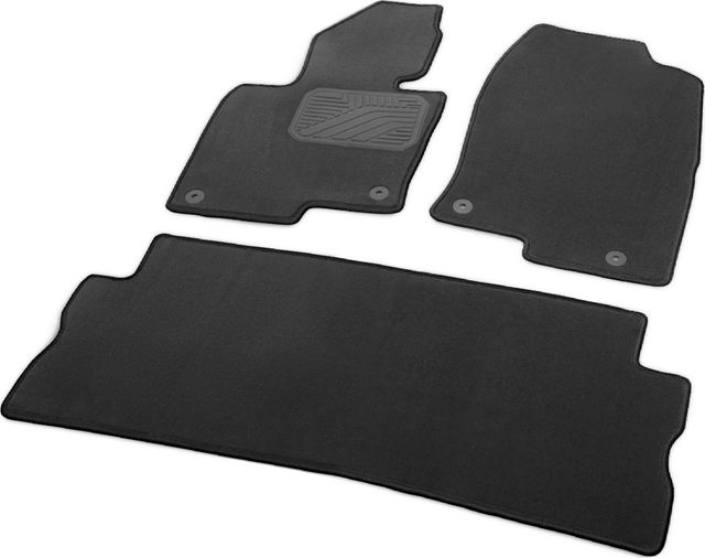 Коврики текстильные Rival для салона Kia Rio X хэтчбек 2020-2026, цвет графит. Артикул 92305001