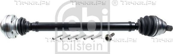 Полуось (привод в сборе, приводной вал) Febi Bilstein передняя правая для Volkswagen Passat CC I 2008-2012. Артикул 181212