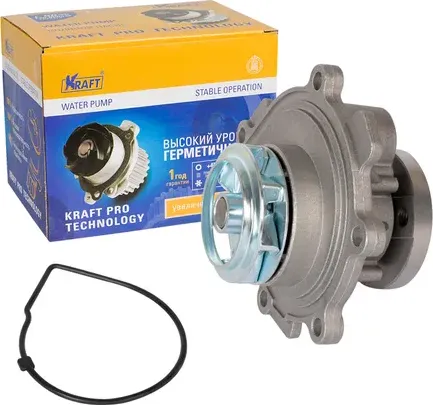 Насос водяной GM AVEO/CRUZE/ASTRA H/ASTRA J 09- 1.6-1.8 (Kraft) Kraft. Артикул KT059395