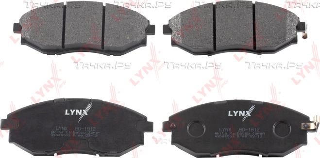 Тормозные колодки LYNXauto. Артикул BD-1812
