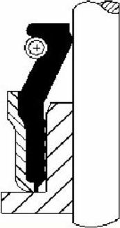 Колпачок маслосъемный Corteco (FPM (Fluor-Kautschuk)). Артикул 12051544