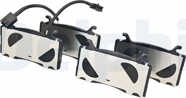 Тормозные колодки Delphi (Low-Metallic). Артикул LP3310