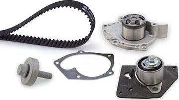 Помпа (водяной насос) с комплектом ремня ГРМ Gates PowerGrip®. Артикул KP25552XS
