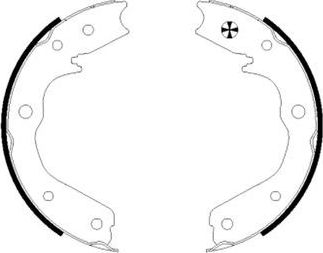 Тормозные колодки (стояночная тормозная система) Textar задние для Opel Frontera B 1998-2004. Артикул 91059200