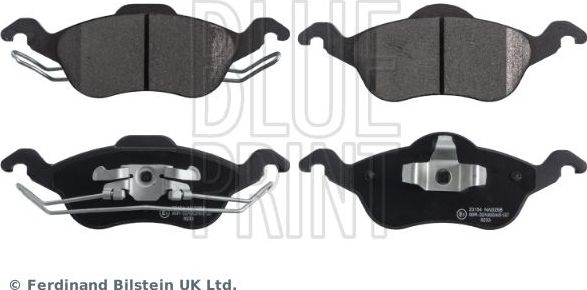 Тормозные колодки Blue Print. Артикул ADF124217