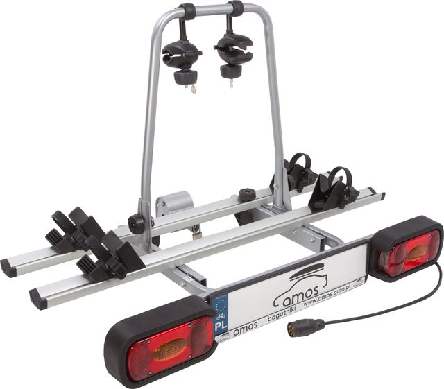 Автомобильный багажник Amos GIRO 2 на фаркоп для перевозки 2-х велосипедов. Артикул GIRO-2