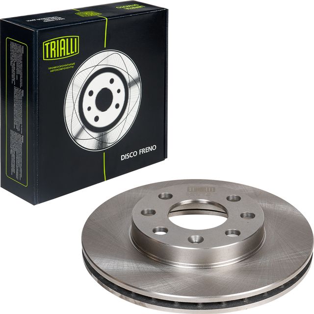 Тормозной диск Trialli передний для Daewoo Nexia I 2008-2016. Артикул DF 051101