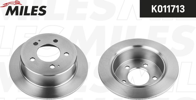 Тормозной диск Miles задний для SsangYong Actyon Sports II 2012-2018. Артикул K011713