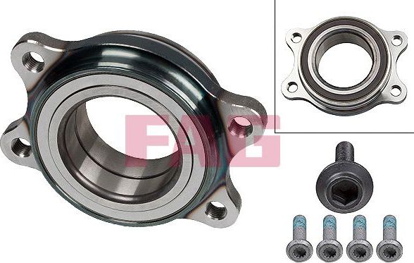 Ступица колеса с интегрированным подшипником Fag передняя/задняя для Audi S6 IV (C7) 2012-2018. Артикул 713 6109 00