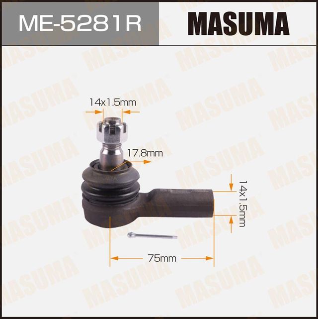 Наконечник рулевой тяги Masuma. Артикул ME-5281R