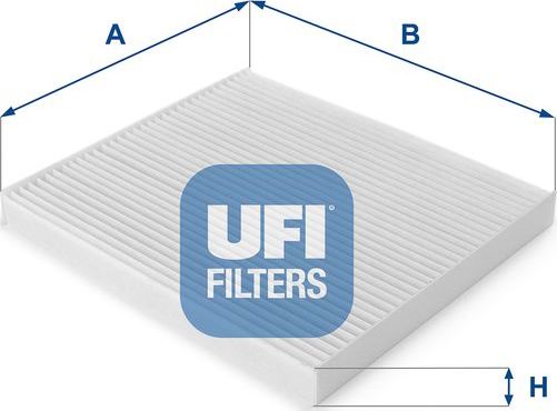 Салонный фильтр UFI. Артикул 53.125.00