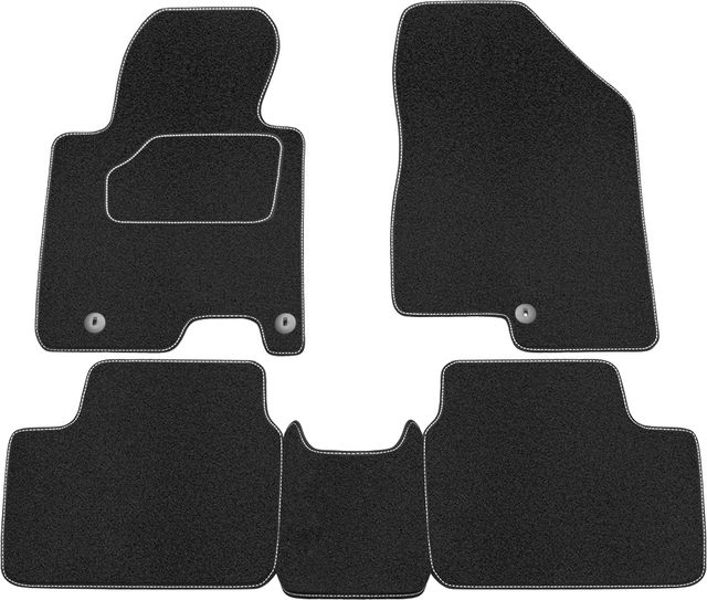 Коврики Rezkon ворсовые Стандарт для салона Kia Ceed II 2012-2018. Артикул 2021005200