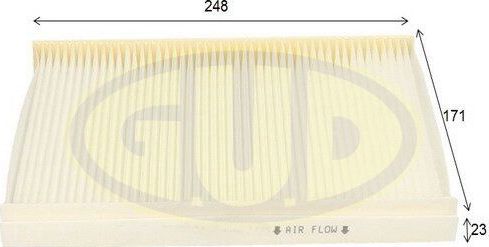 Салонный фильтр G.U.D.. Артикул GCF2532