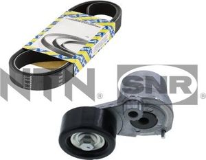 Приводной ремень поликлиновой с роликами (комплект) NTN / SNR для Alfa Romeo 159 2005-2011. Артикул KA853.04