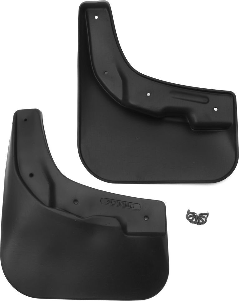 Брызговики REIN Стандарт передняя пара для Volkswagen Touareg II 2010-2014. Артикул REIN.51.31.F13