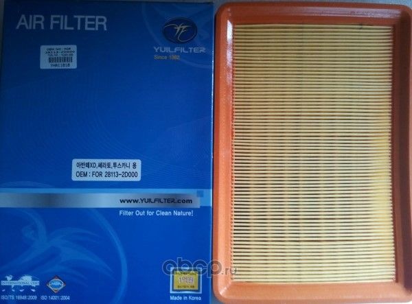 Фильтр воздушный (Yuilfilter). Артикул YUMI039