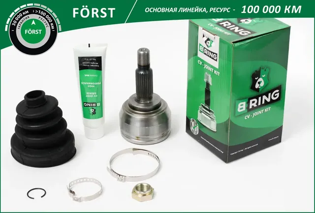 Шрус RENAULT Duster (10-) (наруж.) [25/33] (BOC1910) B-RING FORST. Артикул BOC1910