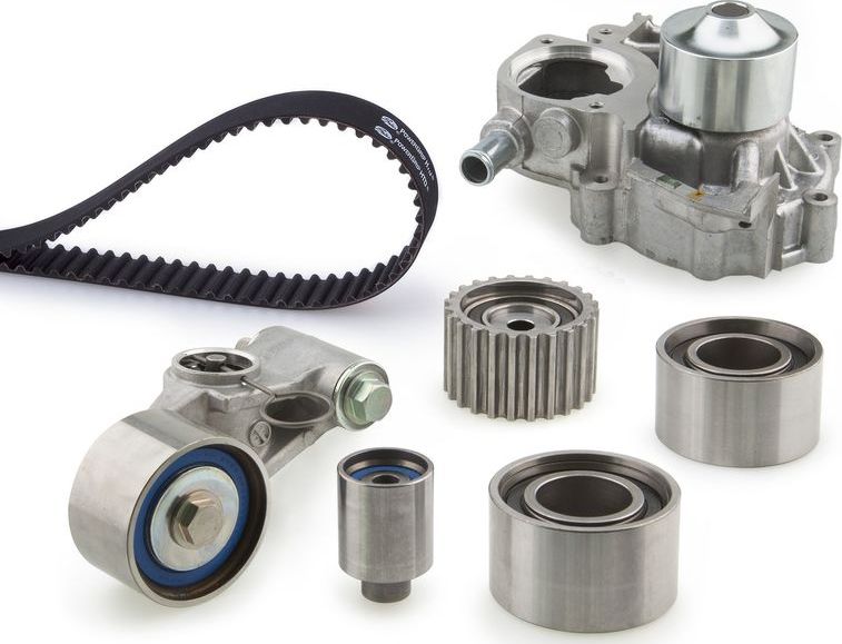 Помпа (водяной насос) с комплектом ремня ГРМ Gates PowerGrip®. Артикул KP25612XS-1